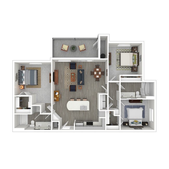 Unit 3041 2041 floor plan